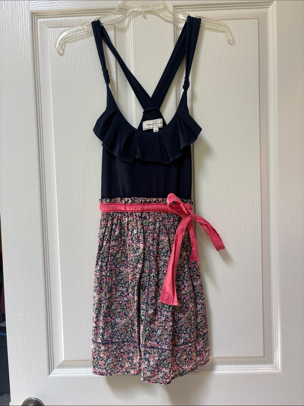 Abercrombie & Fitch Navy Racerback Mini Dress